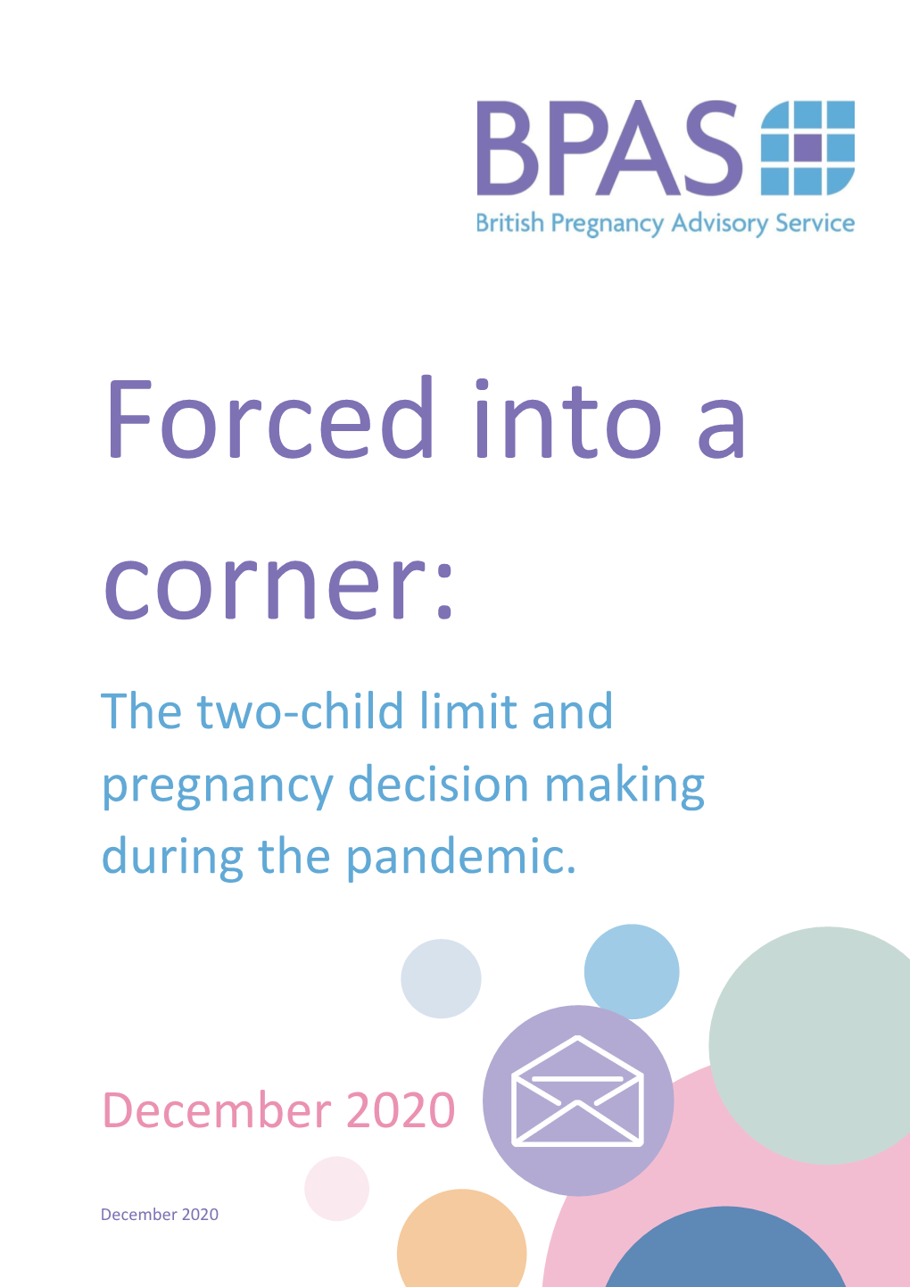 The Two-Child Limit and Pregnancy Decision Making During the Pandemic. December 2020