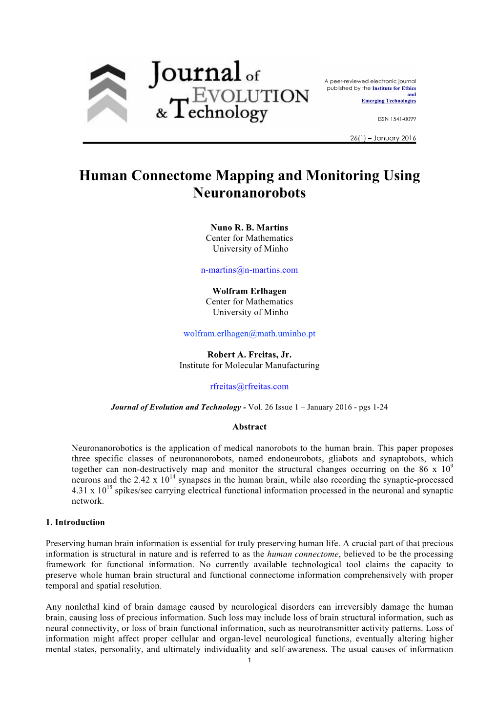 Human Connectome Mapping and Monitoring Using Neuronanorobots