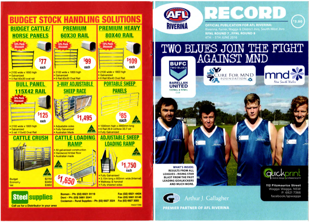 Afl Riverina Community Partner