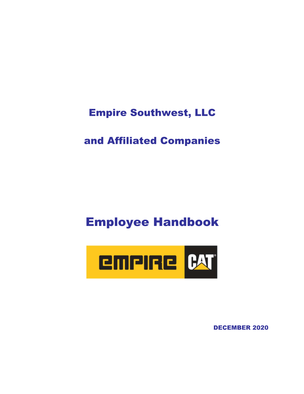 Employee Handbook