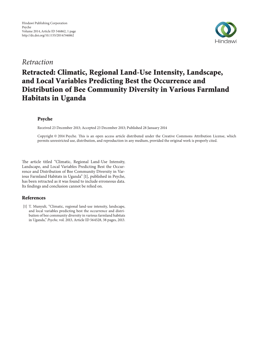 Climatic, Regional Land-Use Intensity