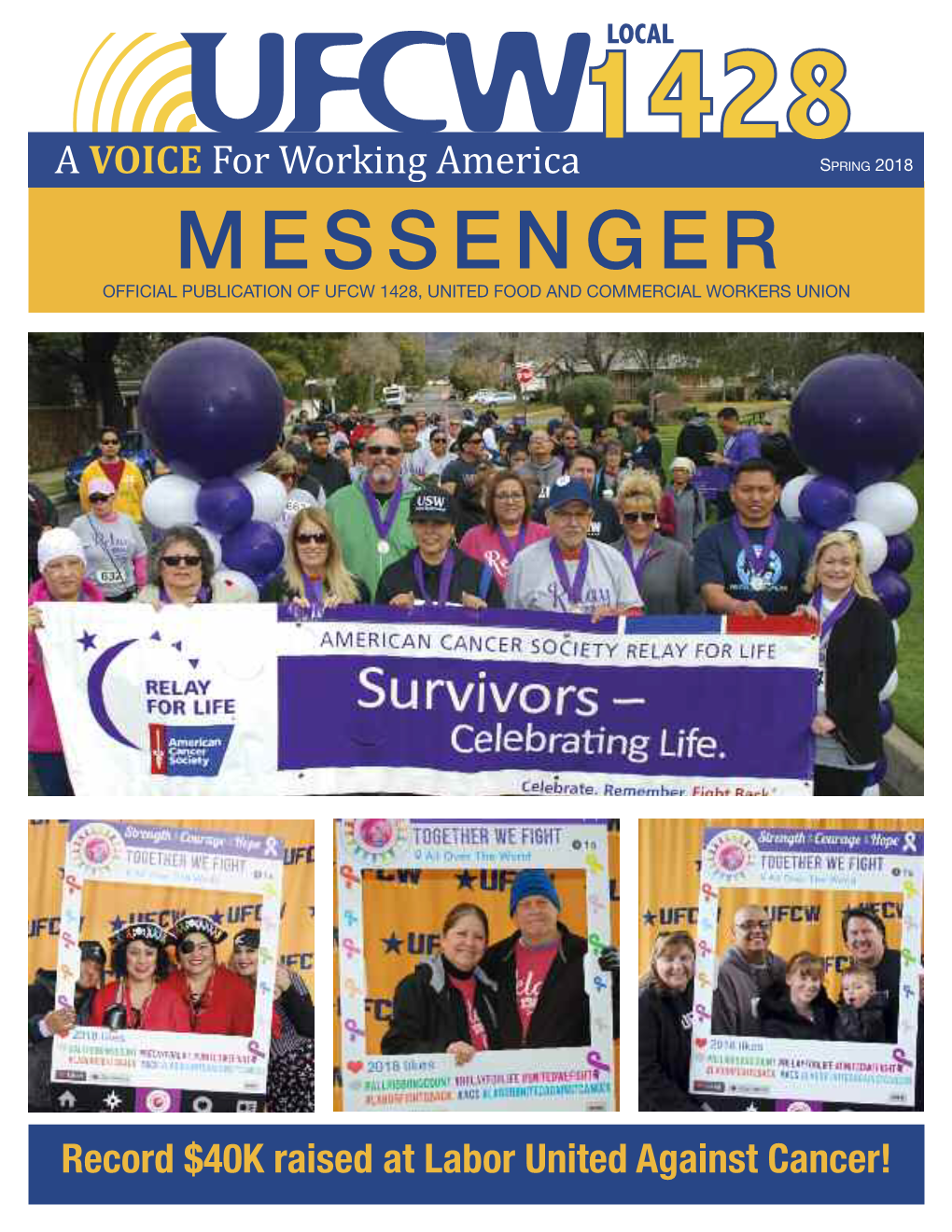 Messenger Official Publication of Ufcw 1428, United Food and Commercial Workers Union