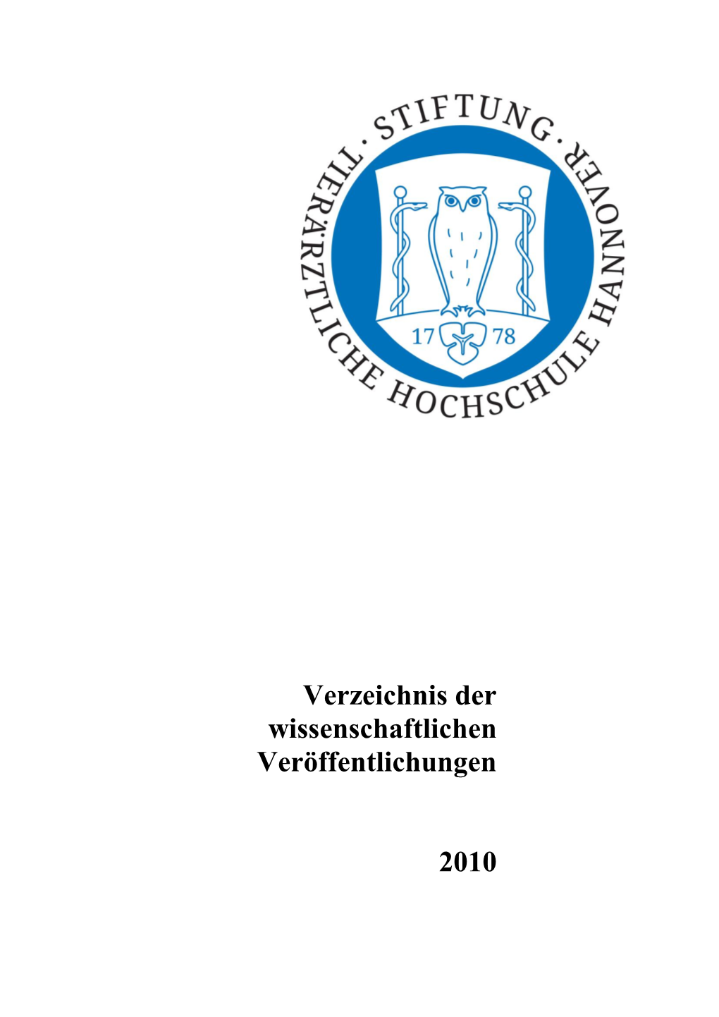 Veröffentlichungsverzeichnis 2010