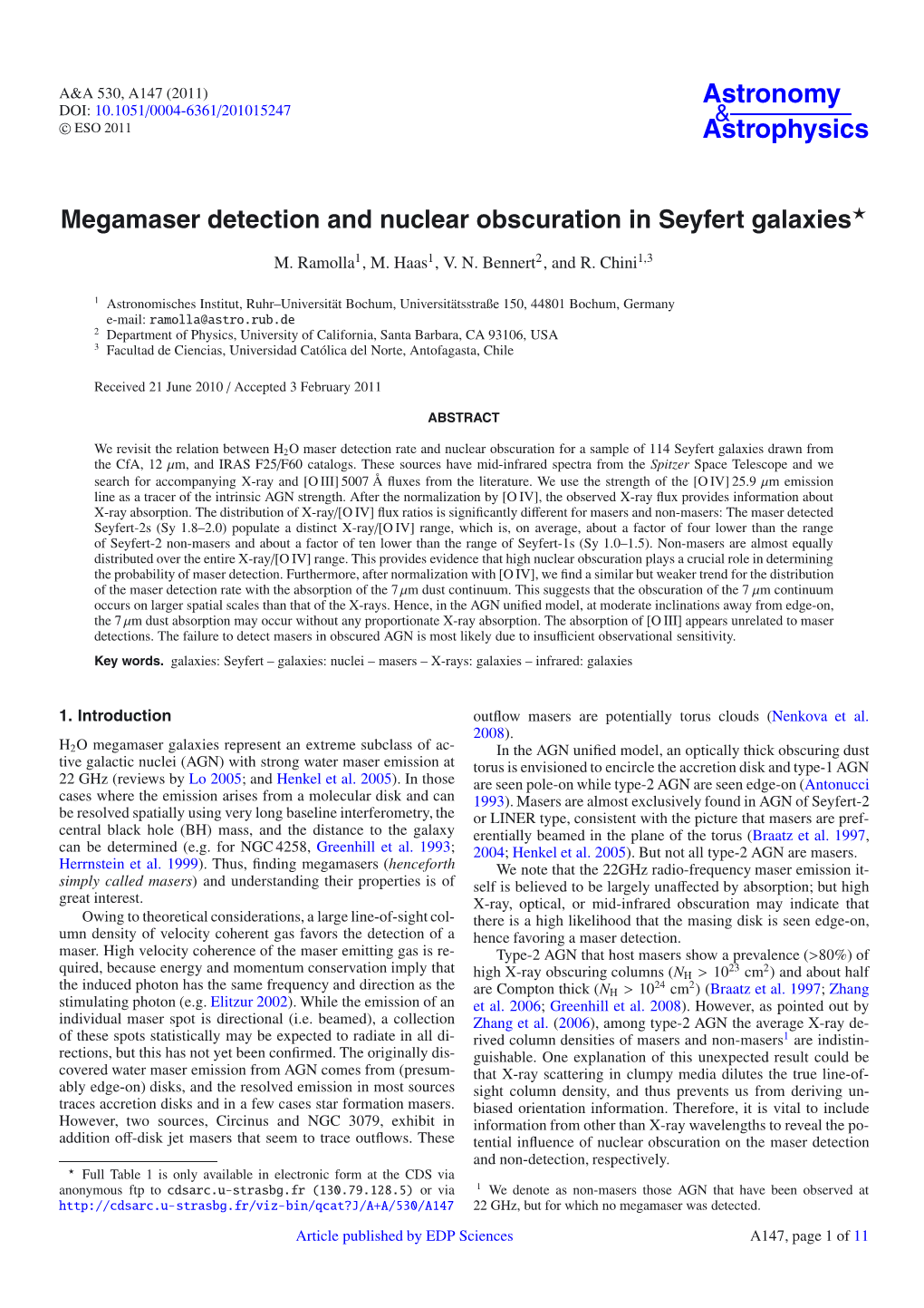 Megamaser Detection and Nuclear Obscuration in Seyfert Galaxies