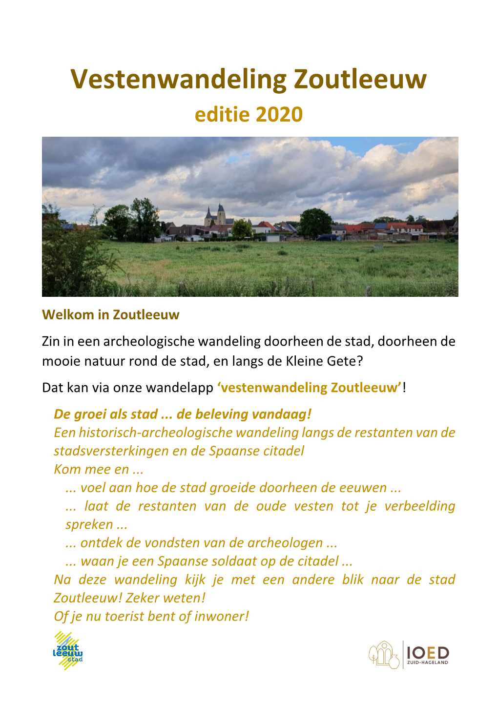 Vestenwandeling Zoutleeuw Editie 2020