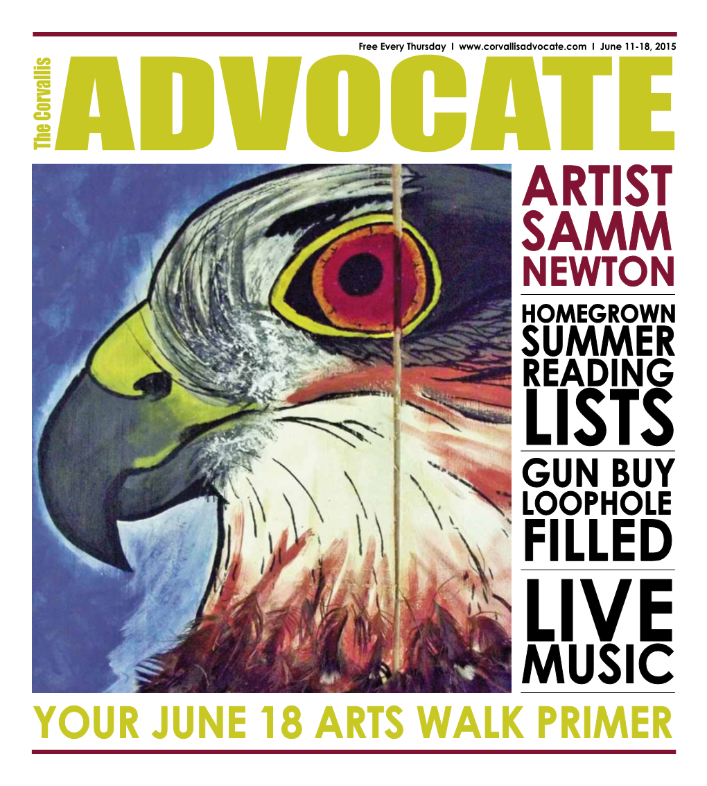 Filled Live Music Your June 18 Arts Walk Primer 2 | Corvallis Advocate June 11-18, 2015