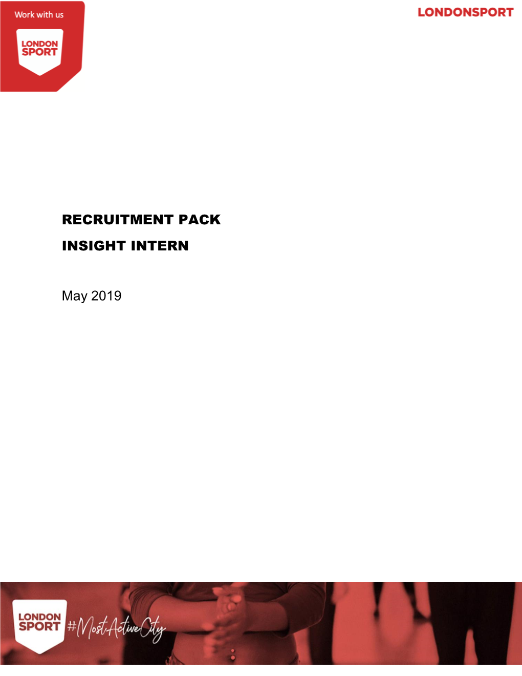 RECRUITMENT PACK INSIGHT INTERN May 2019