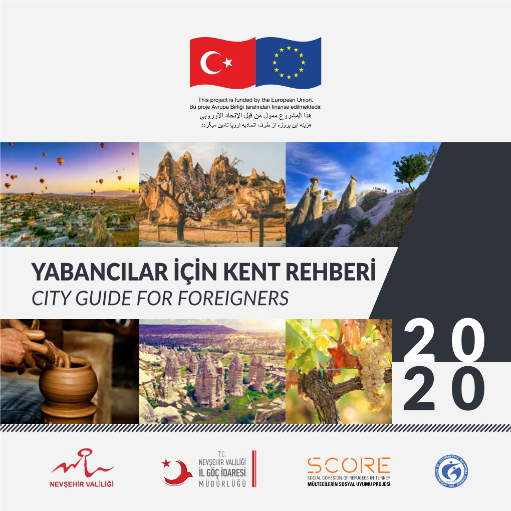 Yabancilar Için Kent Rehberi City Guide for Foreigners 2 0 2 0 Yabancilar Için Kent Rehberi / City Guide for Foreigners