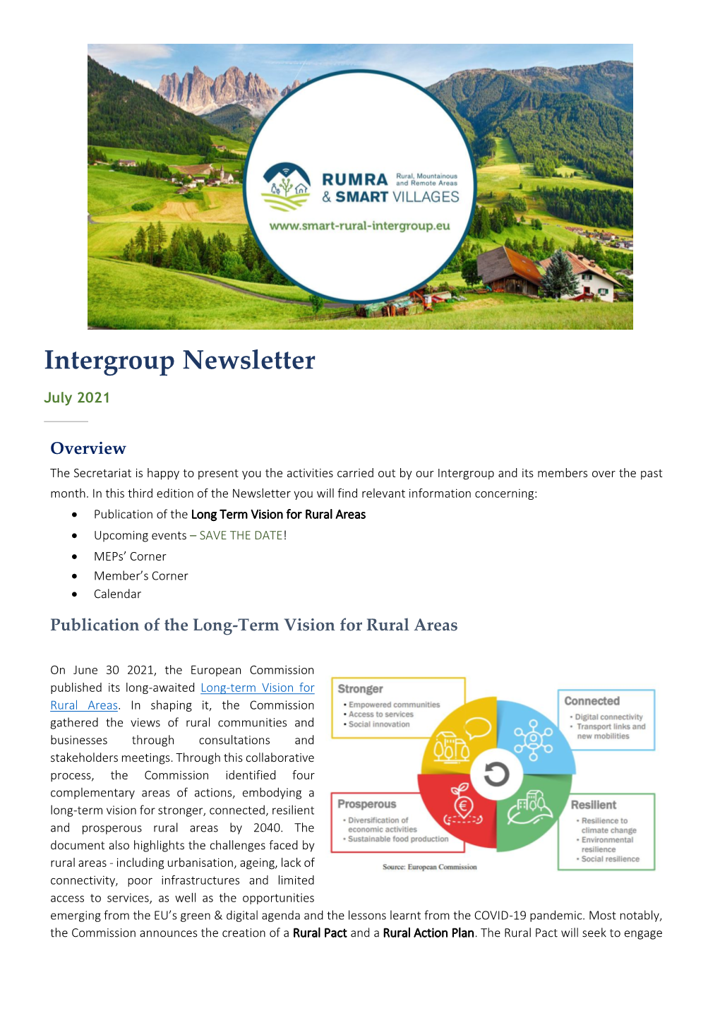 Intergroup Newsletter – July 2021