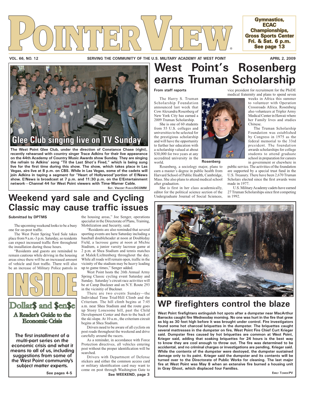 West Point's Rosenberg Earns Truman Scholarship