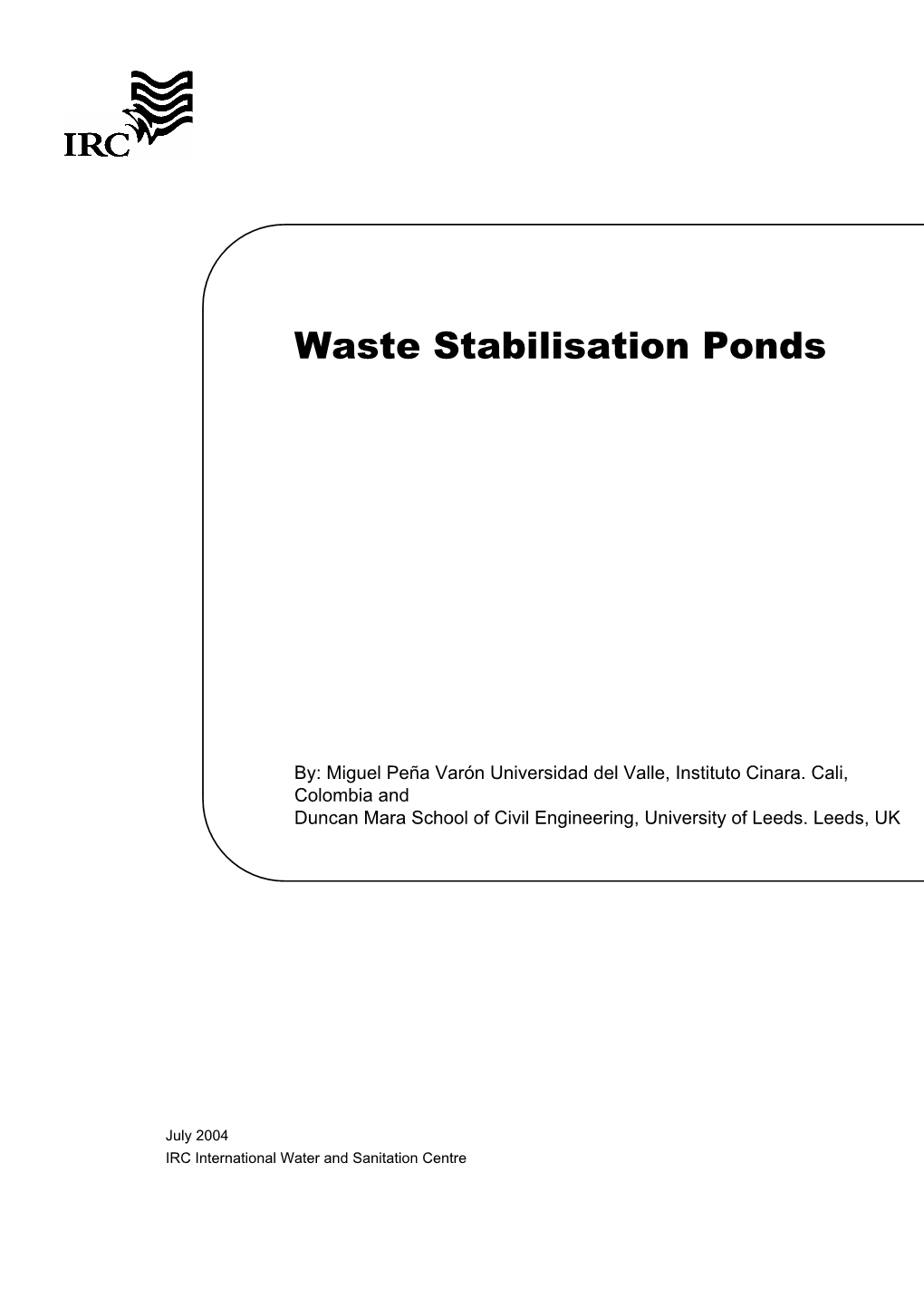 Wate Stabilization Ponds