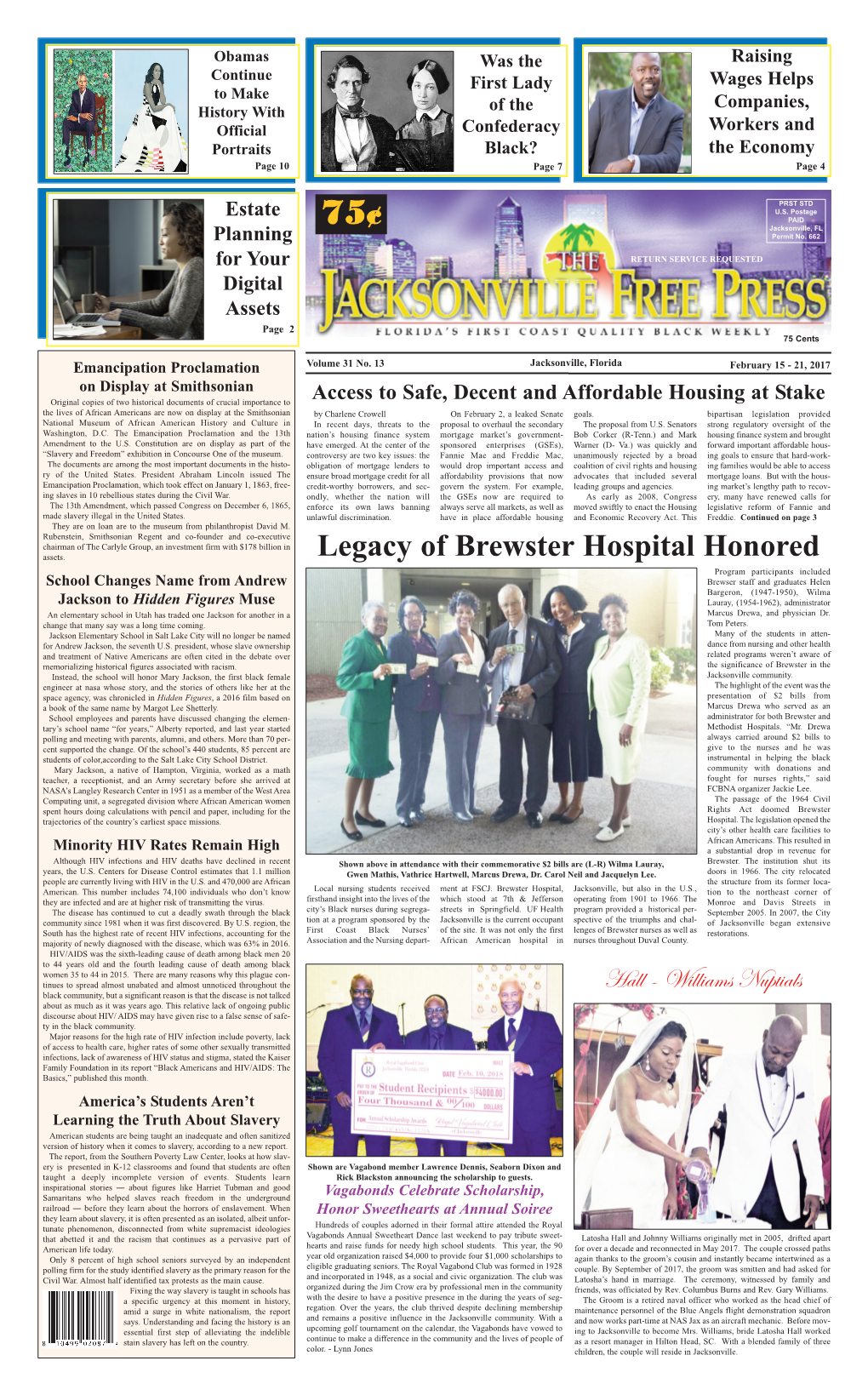 Legacy of Brewster Hospital Honored