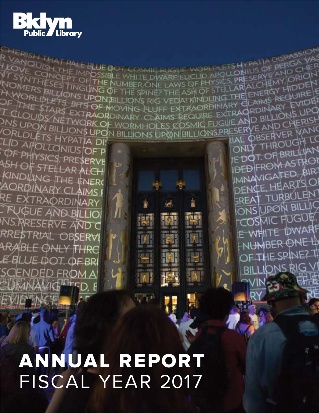 Annual Report Fiscal Year 2017 Brooklyn Public Library