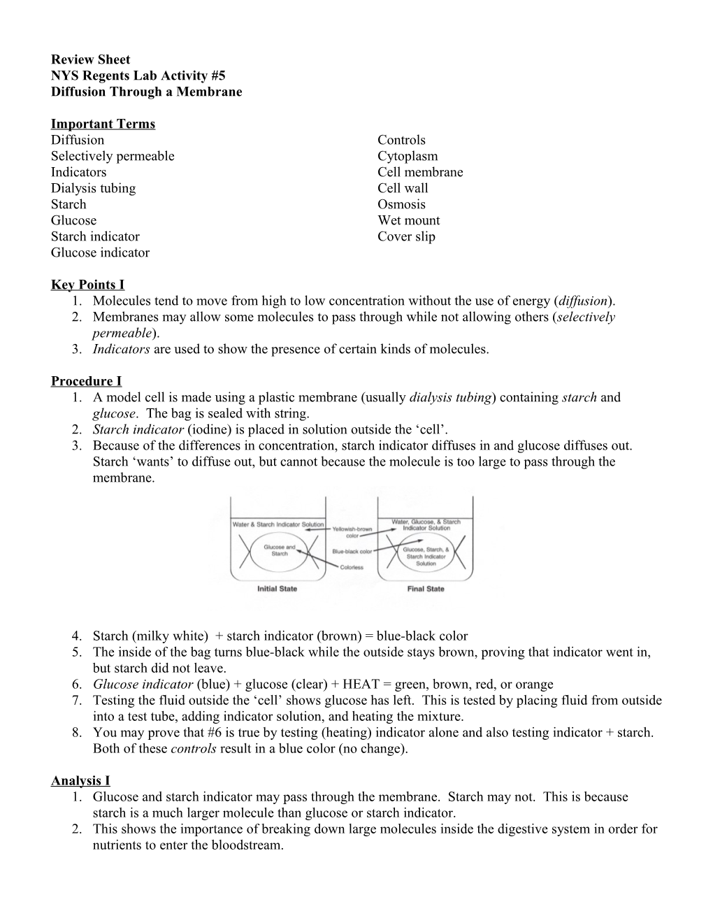 NYS Regents Lab Activity #5