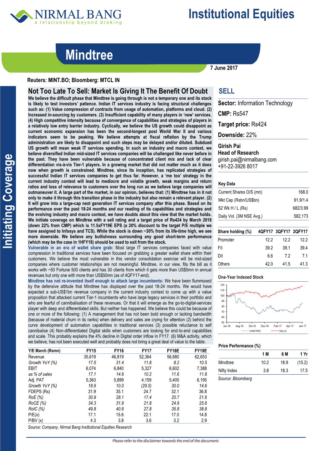 Mindtree 7 June 2017