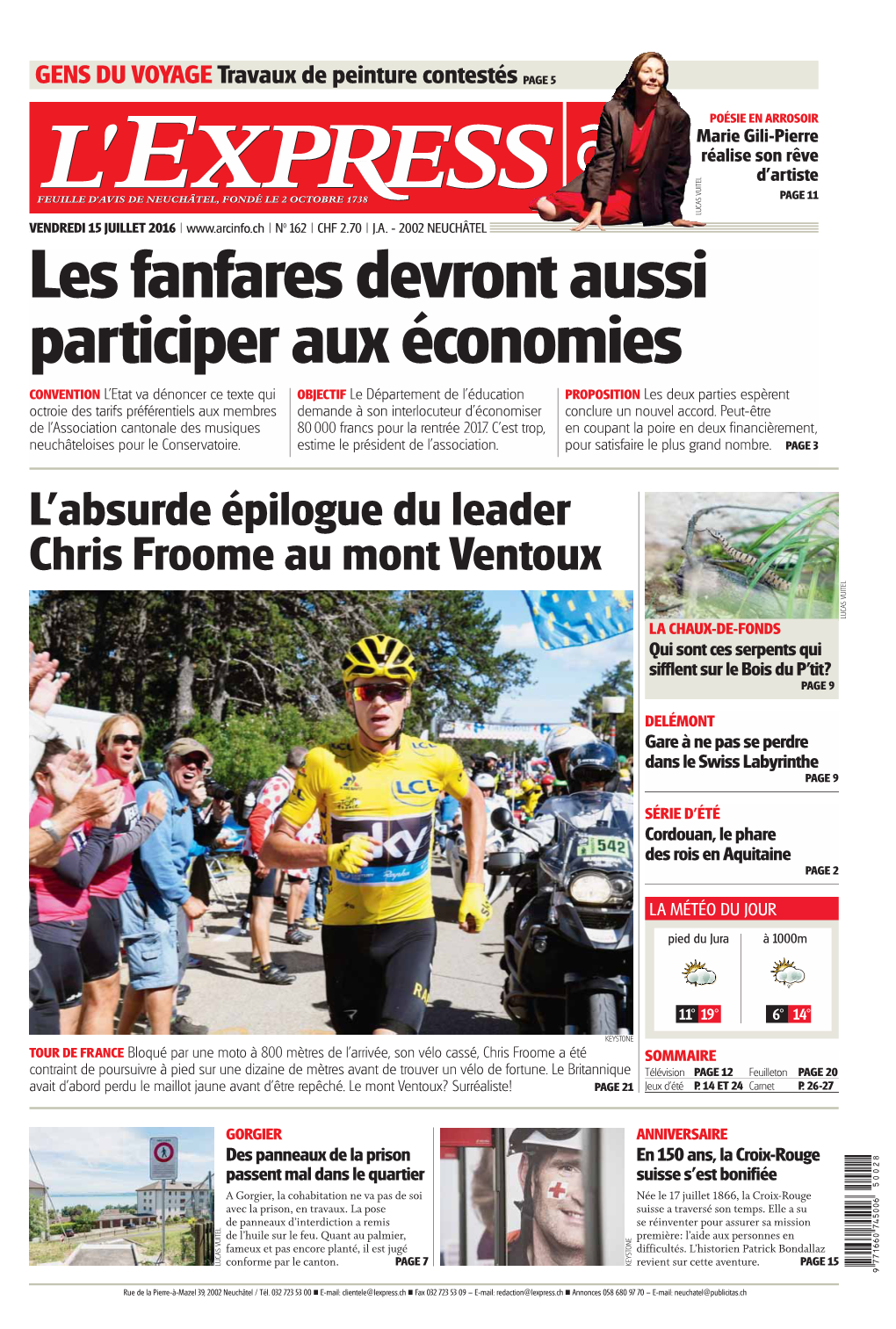 L'absurde Épilogue Du Leader Chris Froome Au Mont Ventoux