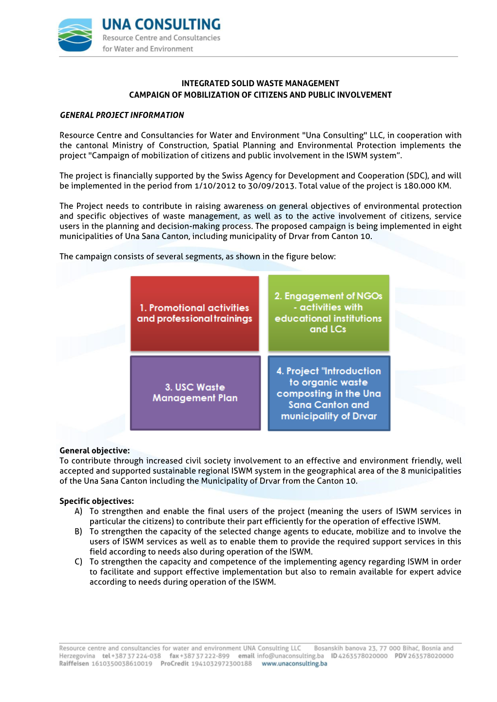 Integrated Solid Waste Management Campaign of Mobilization of Citizens and Public Involvement