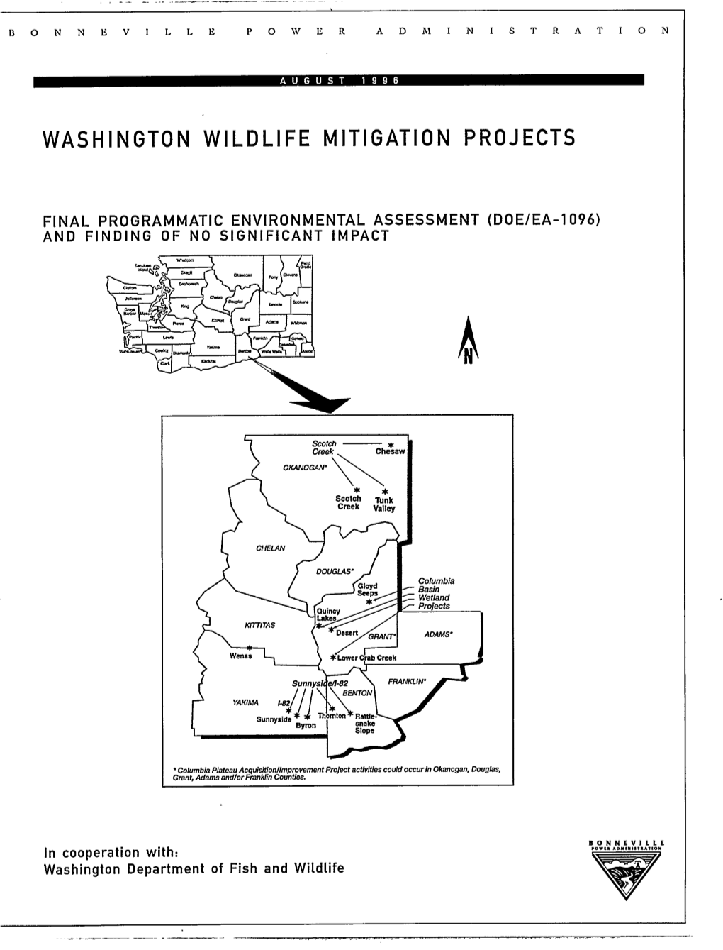 Washington Wildlife Mitigation Projects