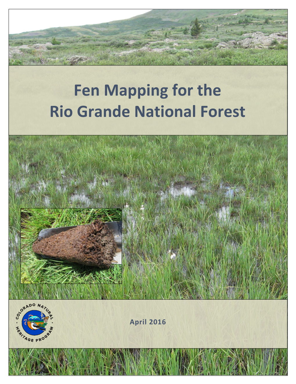 Fen Mapping for the Rio Grande National Forest