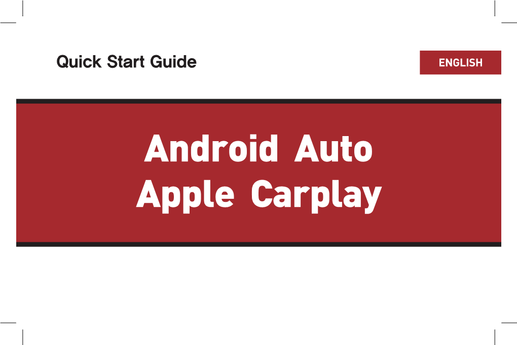 Android Auto Apple Carplay