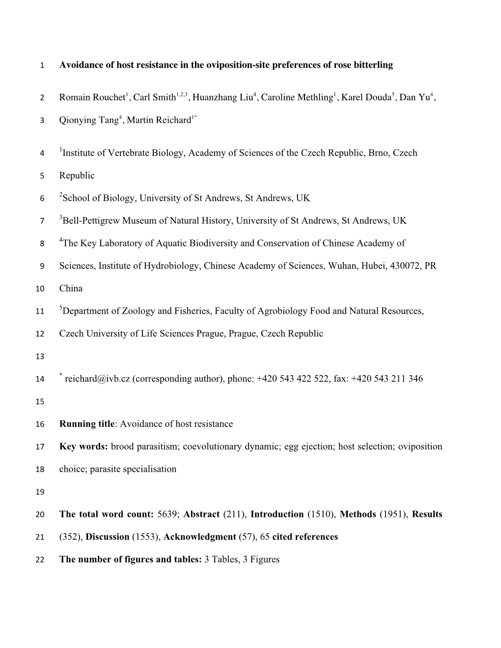 Avoidance of Host Resistance in the Oviposition-Site Preferences of Rose Bitterling