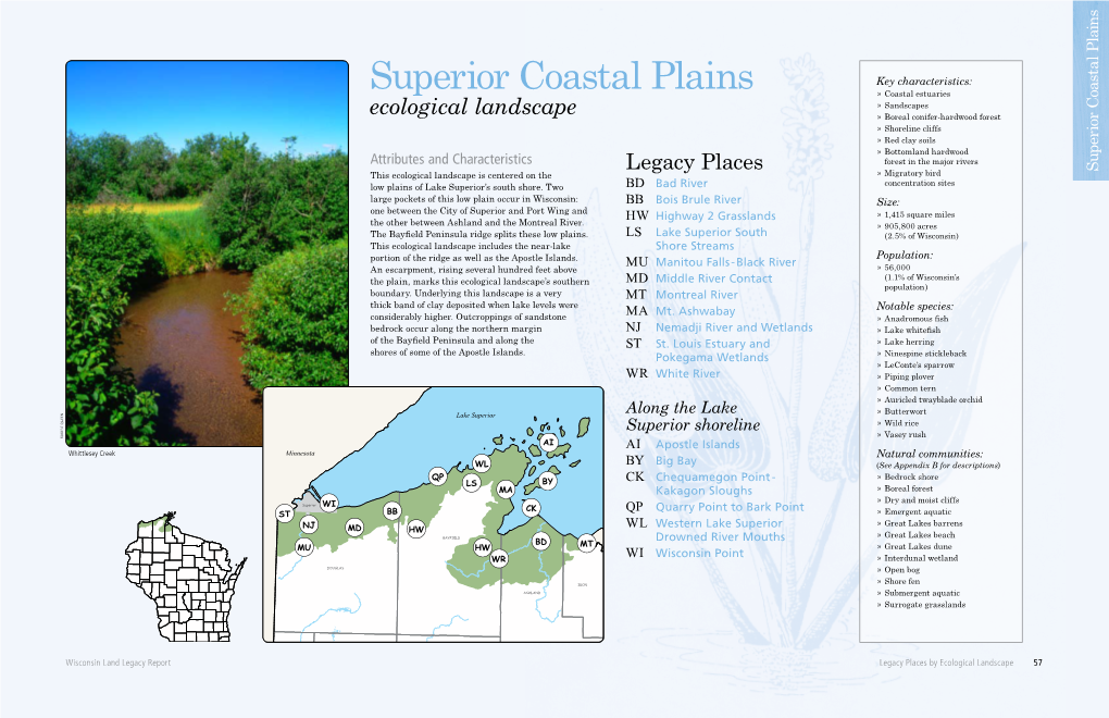 Superior Coastal Plains » Coastal Estuaries