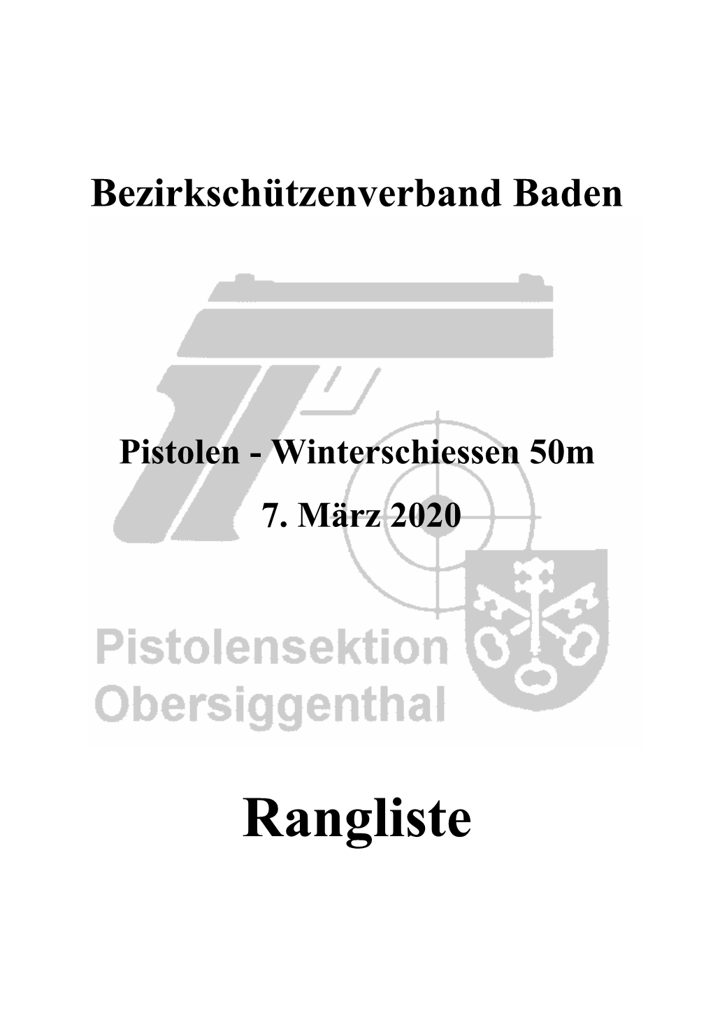 Bezirkschützenverband Baden