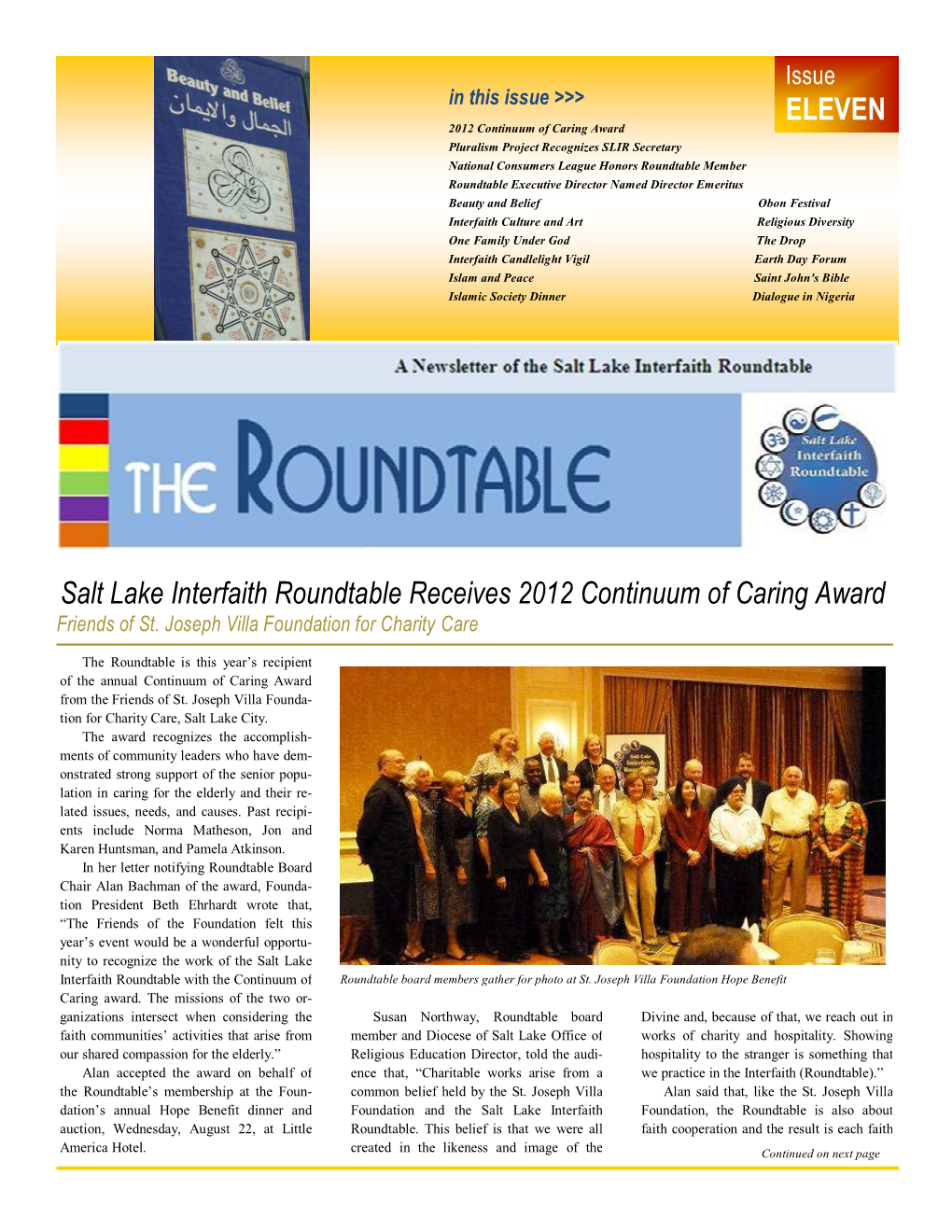 SLIR Newsletter Issue Eleven 2012 Docx