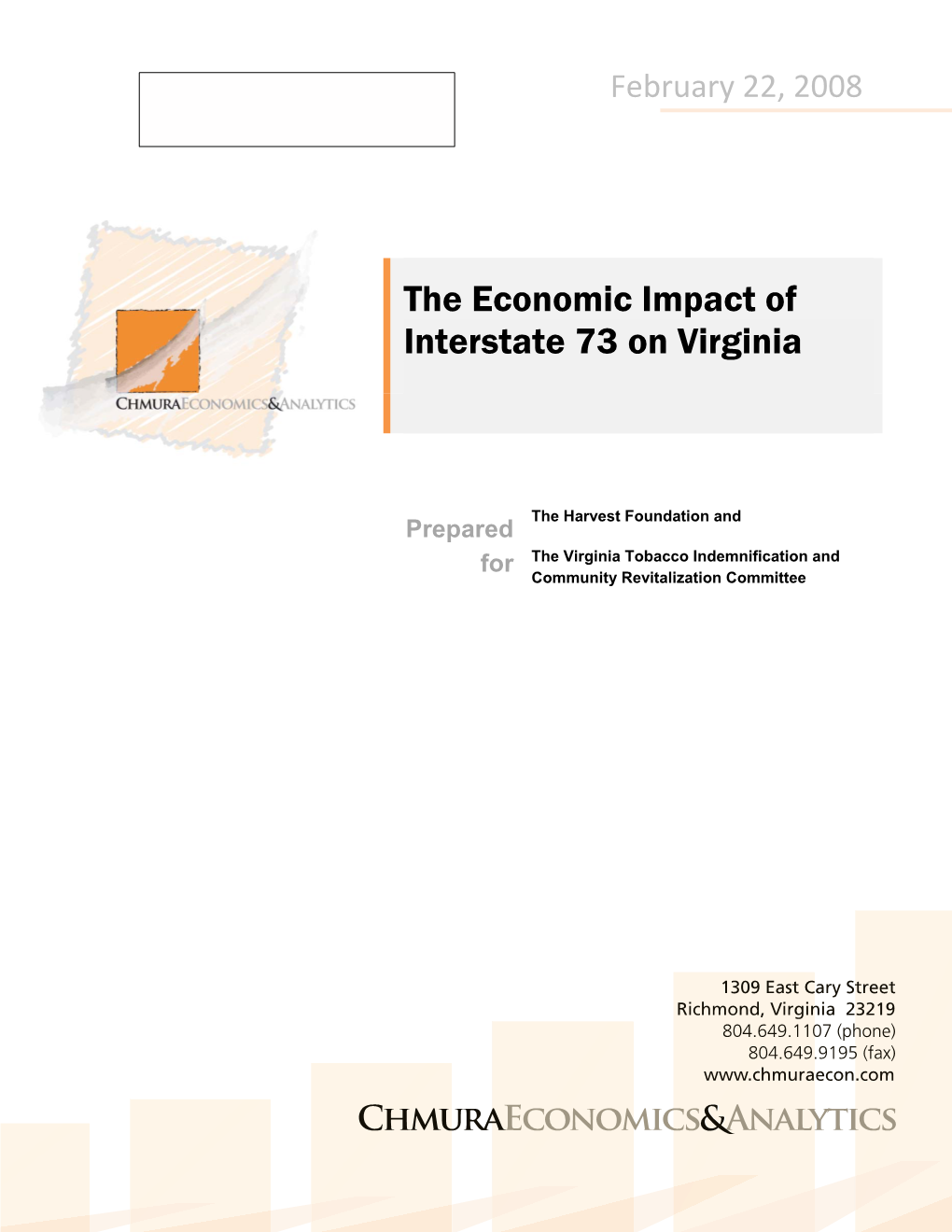 The Economic Impact of Interstate 73 on Virginia