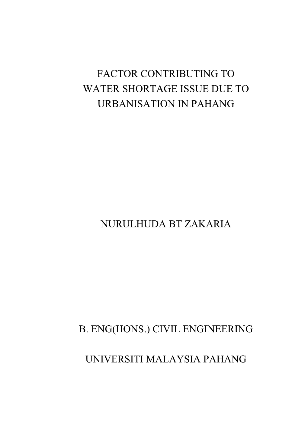 UMP Thesis Template