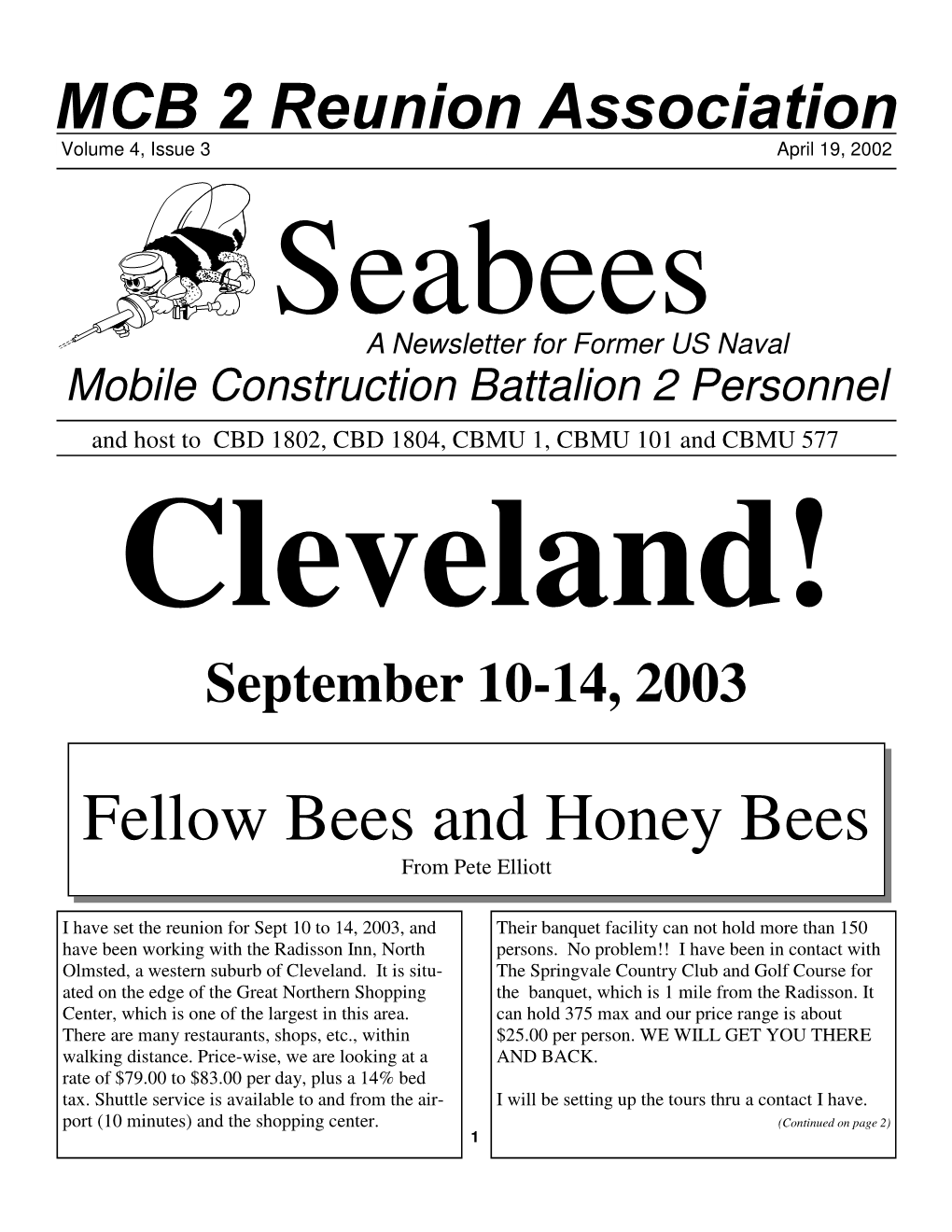 MCB2 Newsletter Vol 4 No 3