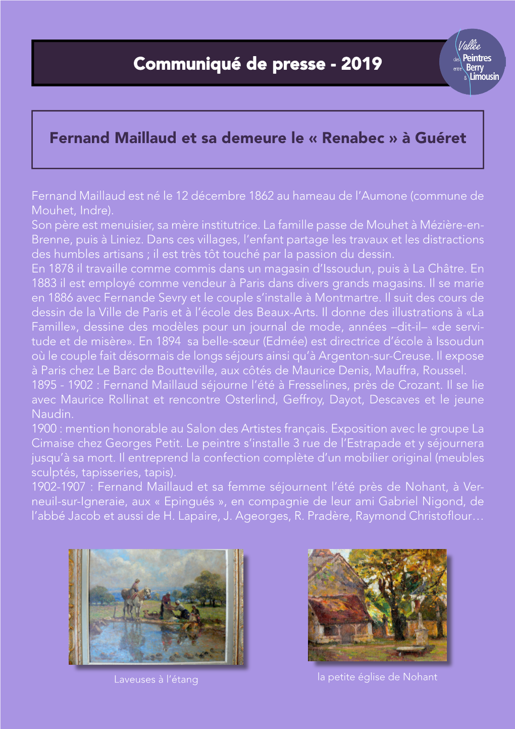 Fernand Maillaud Et Sa Demeure Le « Renabec » À Guéret