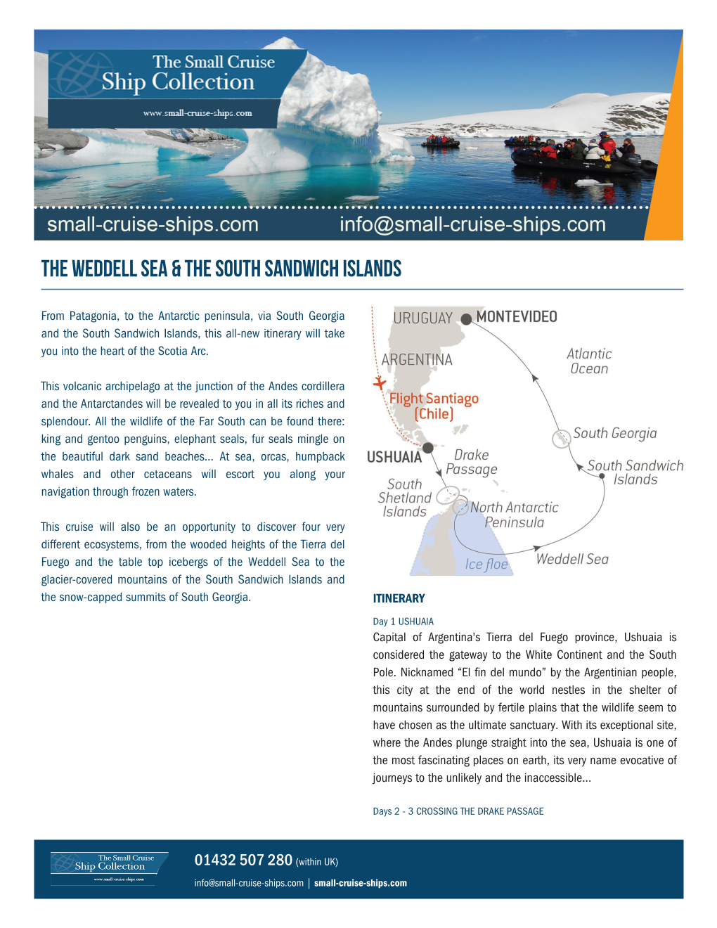 The Weddell Sea & the South Sandwich Islands