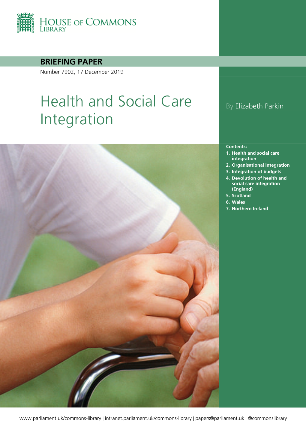 Health and Social Care Integration 2