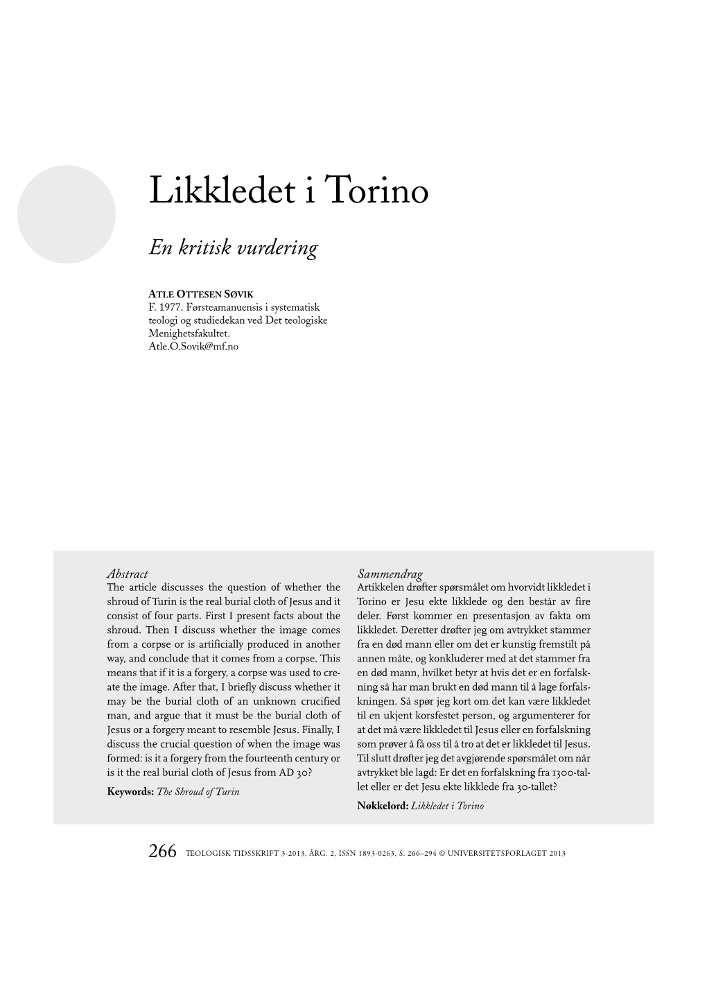 Likkledet I Torino