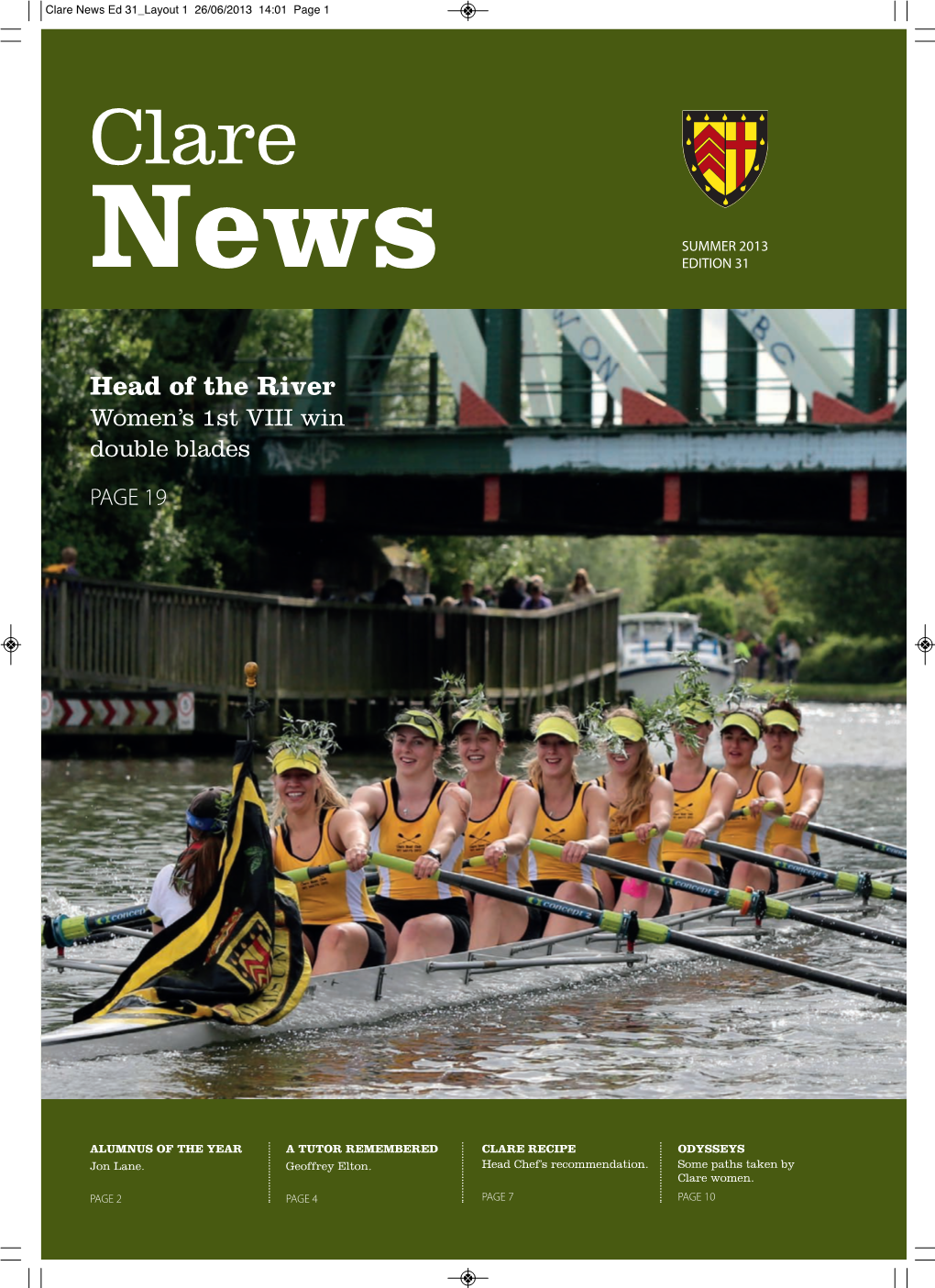 Head of the River Women’S 1St VIII Win Double Blades