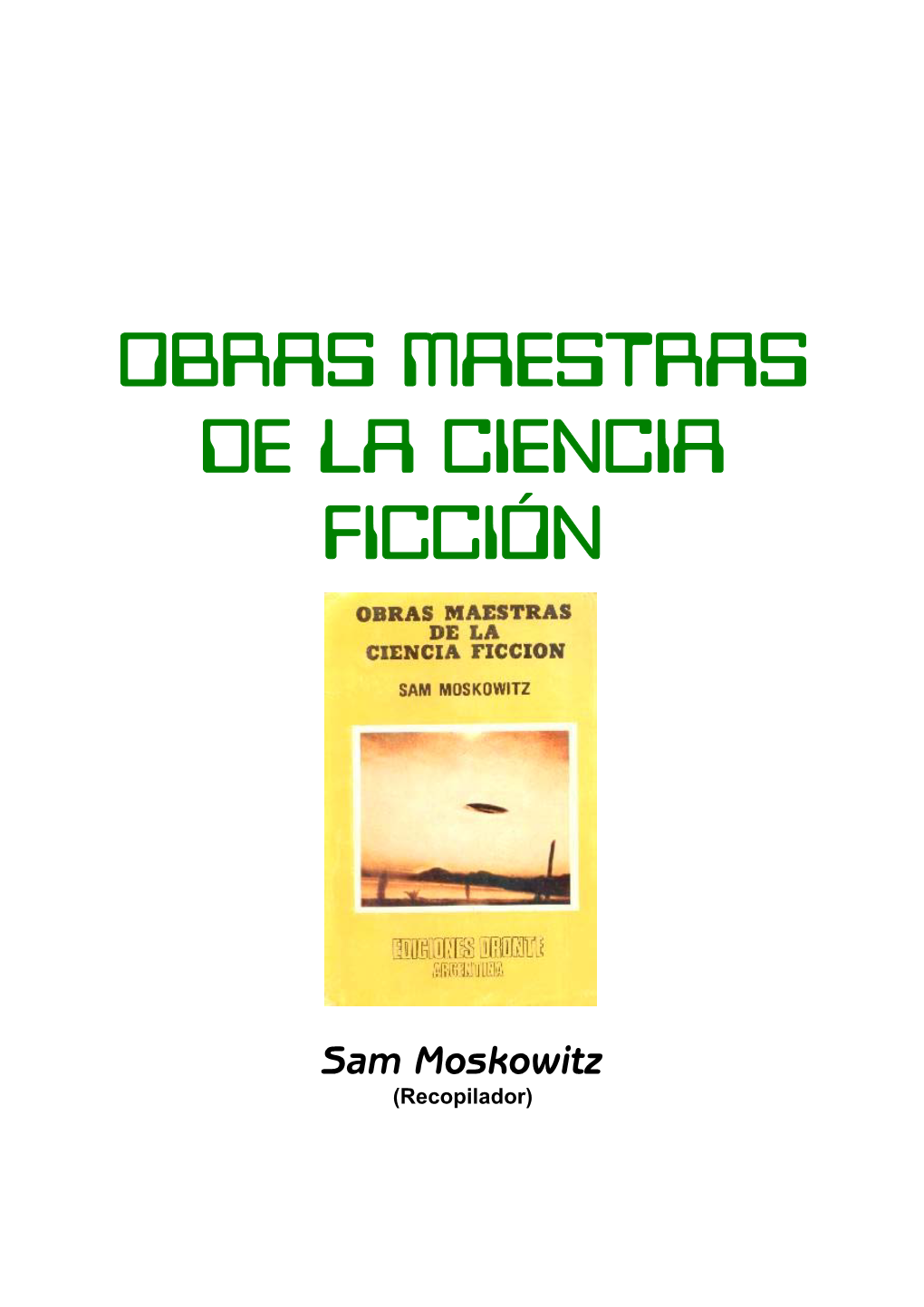 Obras Maestras De La Ciencia Ficción