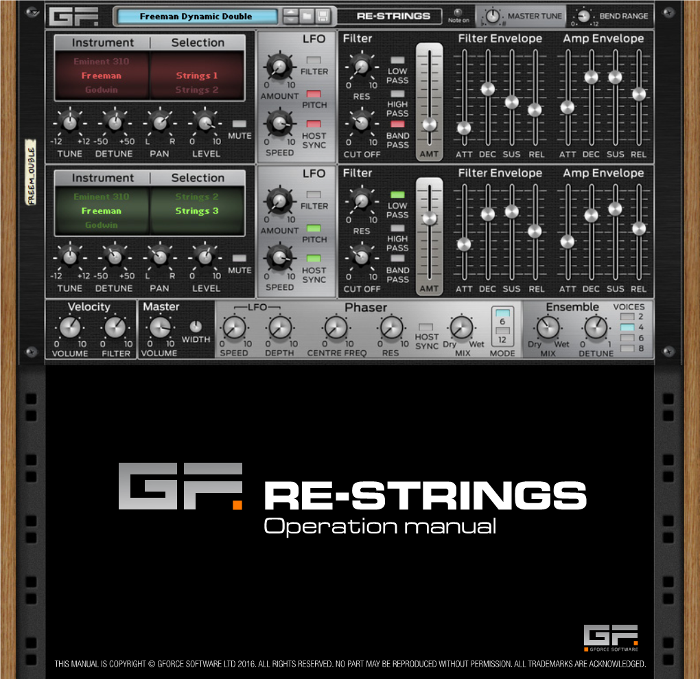 RE-STRINGS Operation Manual