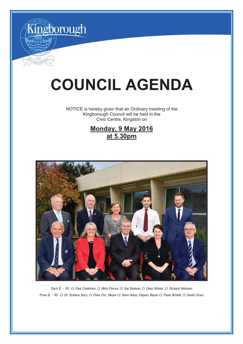 Council Agenda