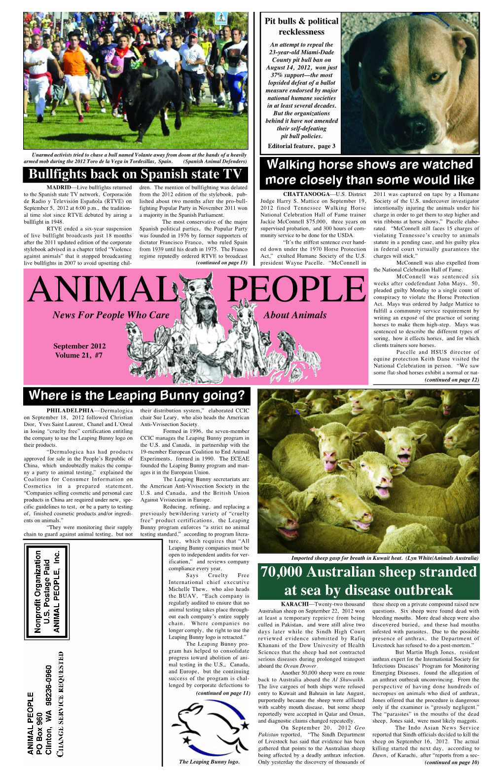 Animal People News
