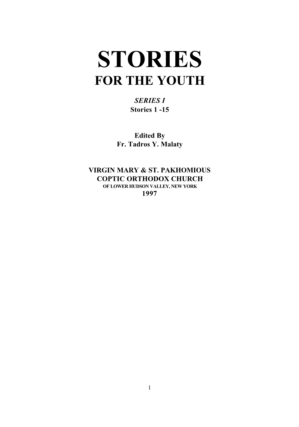 Stories for the Youth