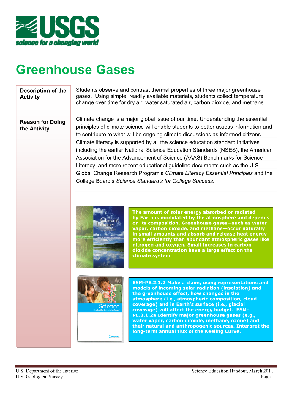 Greenhouse Gases