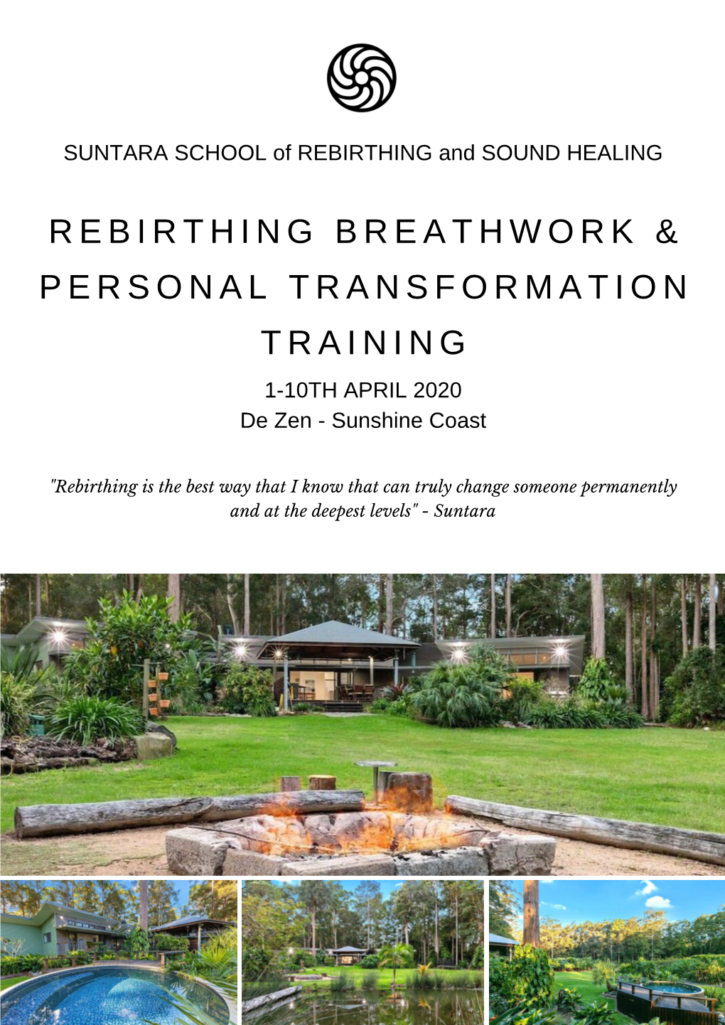 Final Rebirthing Breathwork & Personal Transformational Training