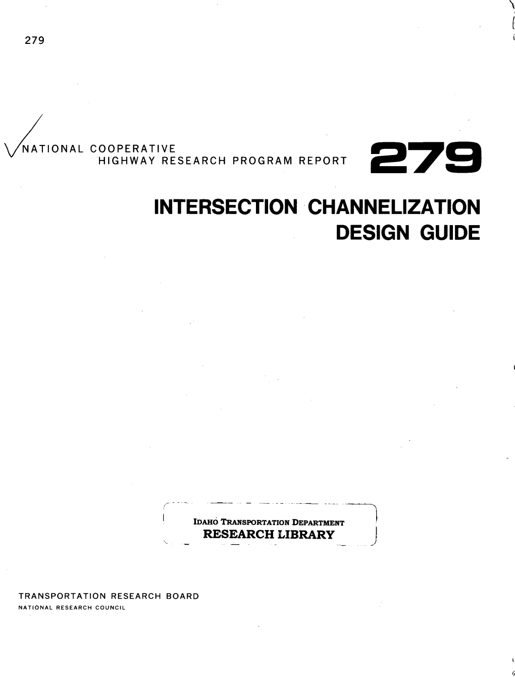 Intersection Channelization Design Guide