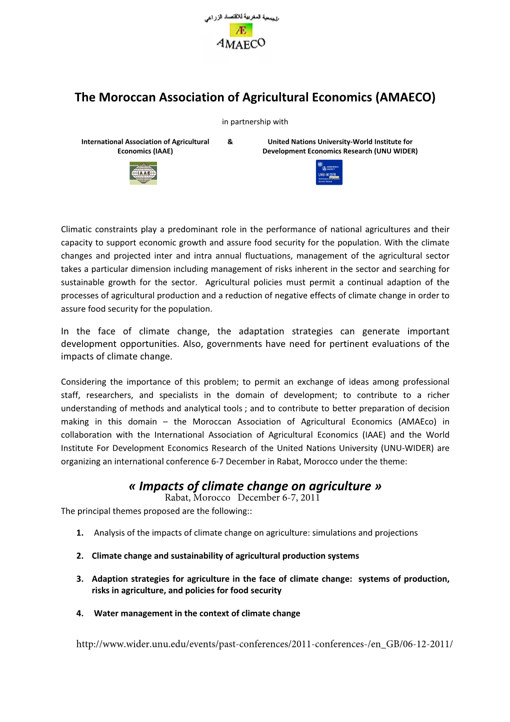 Conservation Agriculture Climate Change in Dry Mediterranean