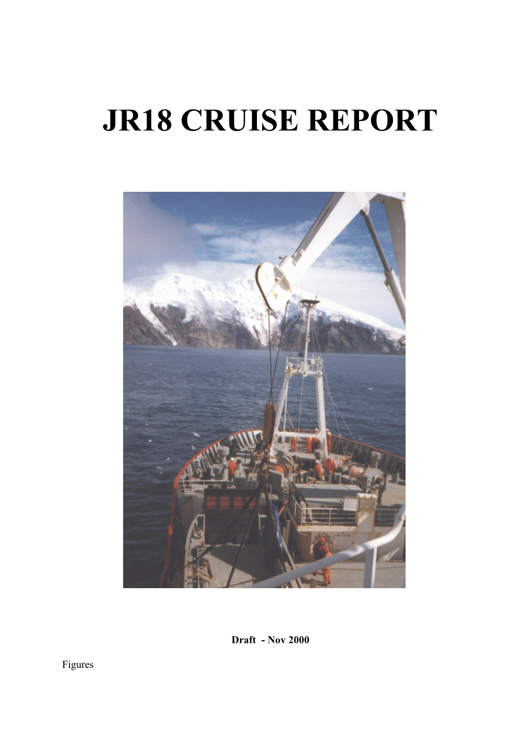 (JR18) Cruise Report Jr18.Pdf