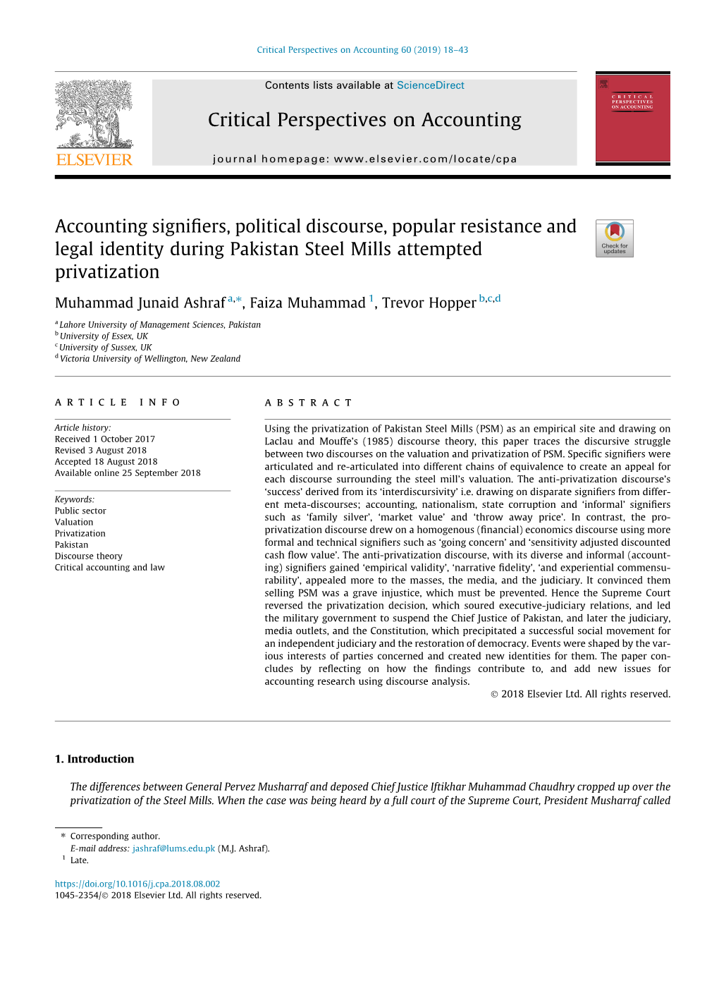 Ashraf Et Al (2017) Accounting Signifiers and Poltical Discourse.Pdf