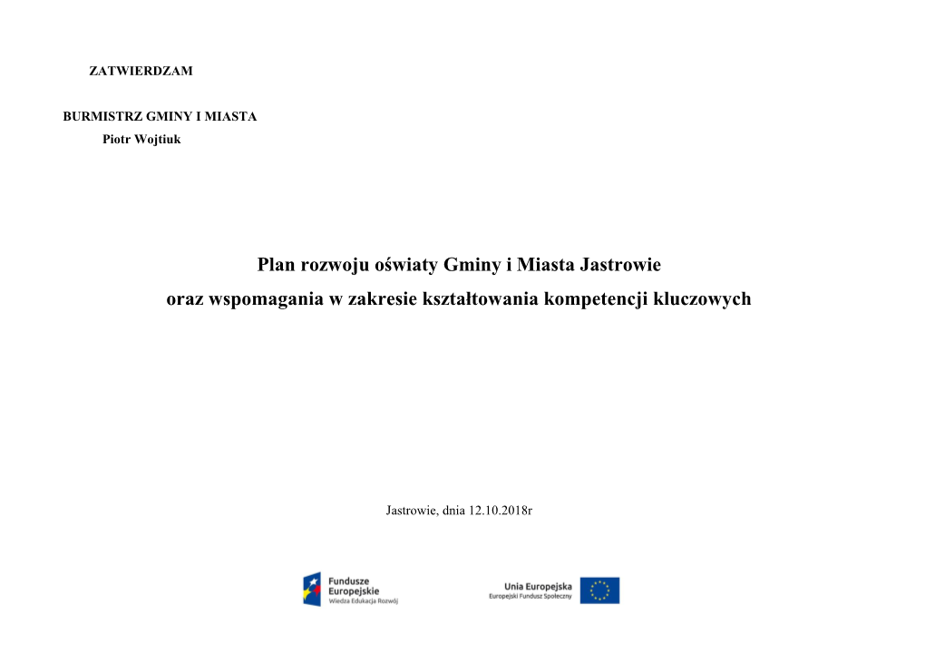 Plan Rozwoju Oświaty Jastrowie.Pdf