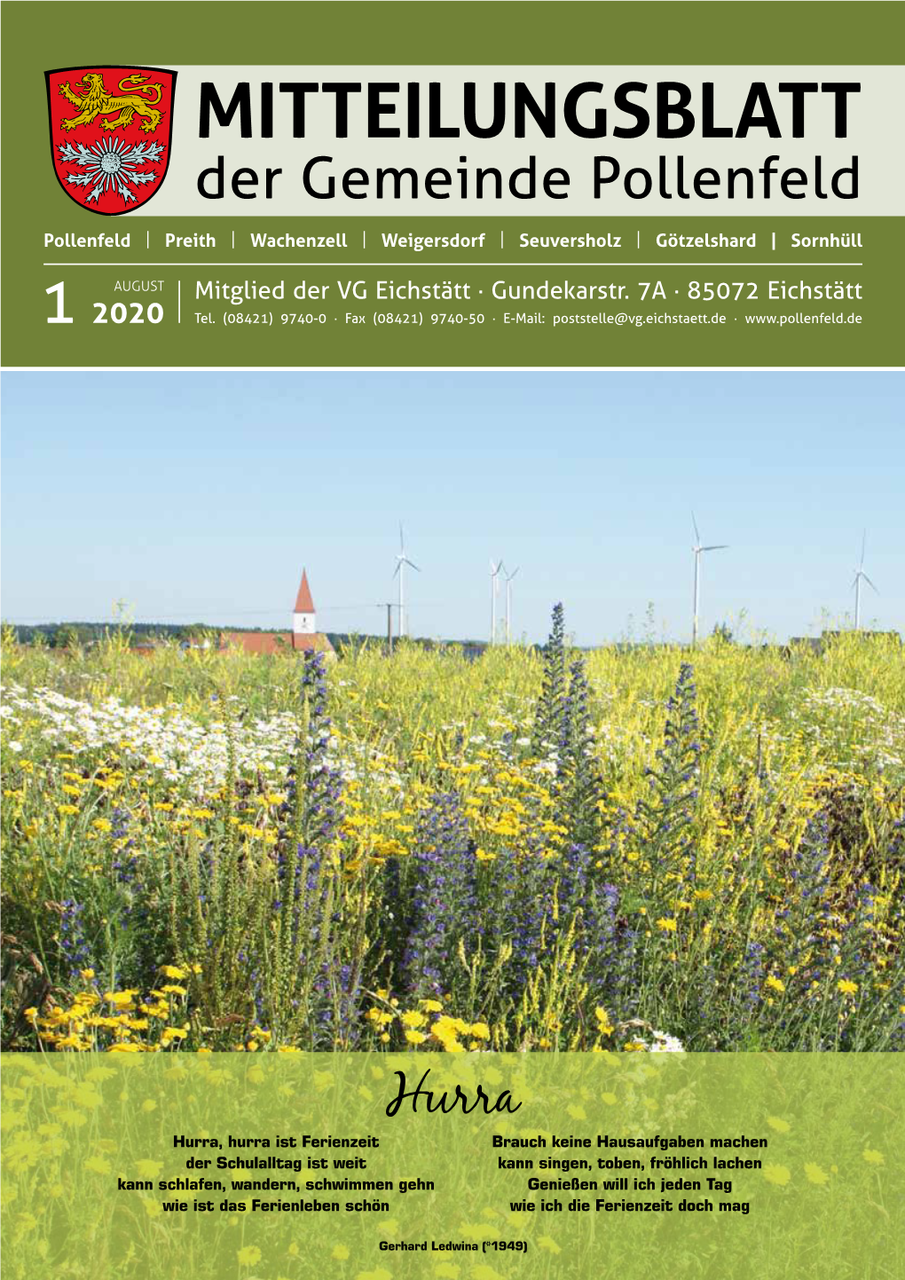 MITTEILUNGSBLATT Der Gemeinde Pollenfeld