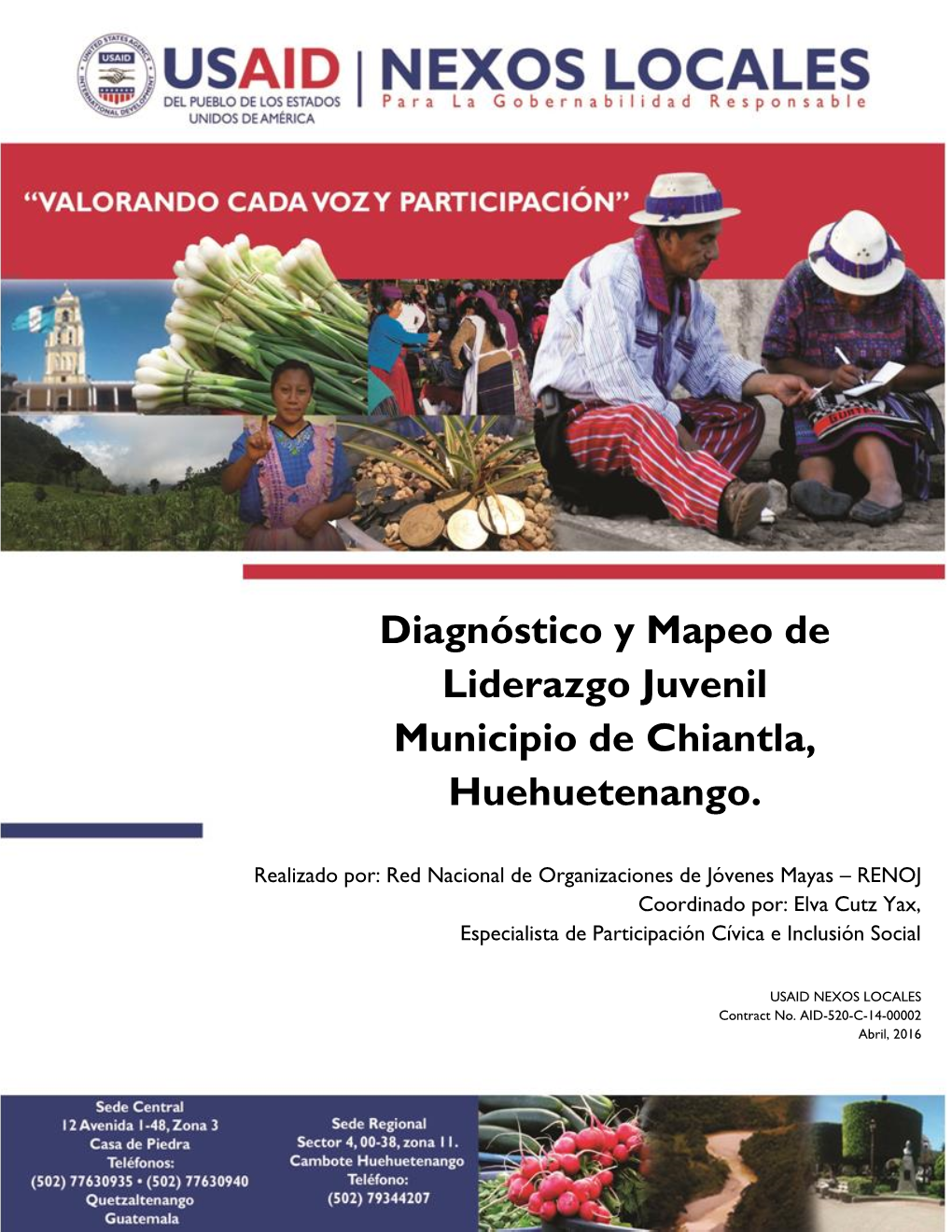 Diagnóstico Y Mapeo De Liderazgo Juvenil Municipio De Chiantla